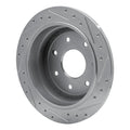 R1 Concepts Brake Rotor- Slotted - Silver Fits Ford Expedition