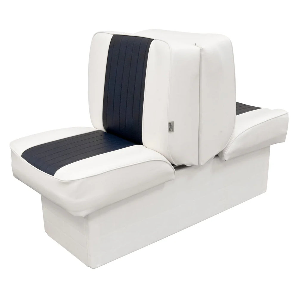 WISE 8WD707P DELUXE SERIES LOUNGE SEAT WHITE / NAVY