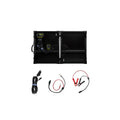 BOULDER 100 WATT BRIEFCASE SOLAR CHARGING KIT; PORTABLE SOLAR PANEL W/10A CHARGE CONTROLLER