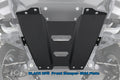 2021+ Bronco Black Ops Front Bumper Skid Plate (Bare Steel)