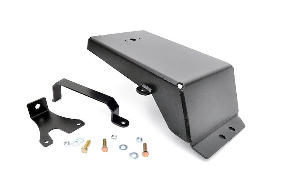 2021+ Bronco Black Ops Front Bumper Skid Plate (Bare Steel)