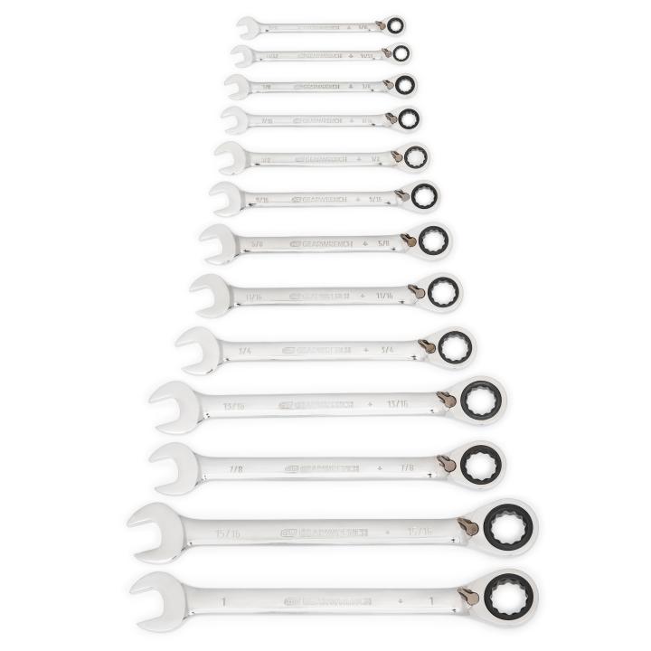 SET WR RAT COMB REV SAE 13PC