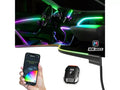 XK Glow XKmax RGB Fiber Optic LED Interior Automotive Ambient Light Kit - 4x43in