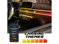 XK Glow XKmax RGB Fiber Optic LED Interior Automotive Ambient Light Kit - 4x43in
