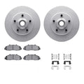 R1 Concepts Brake Rotor- Carbon Coated with Ceramic Pads Hdw Fits Ford F-150