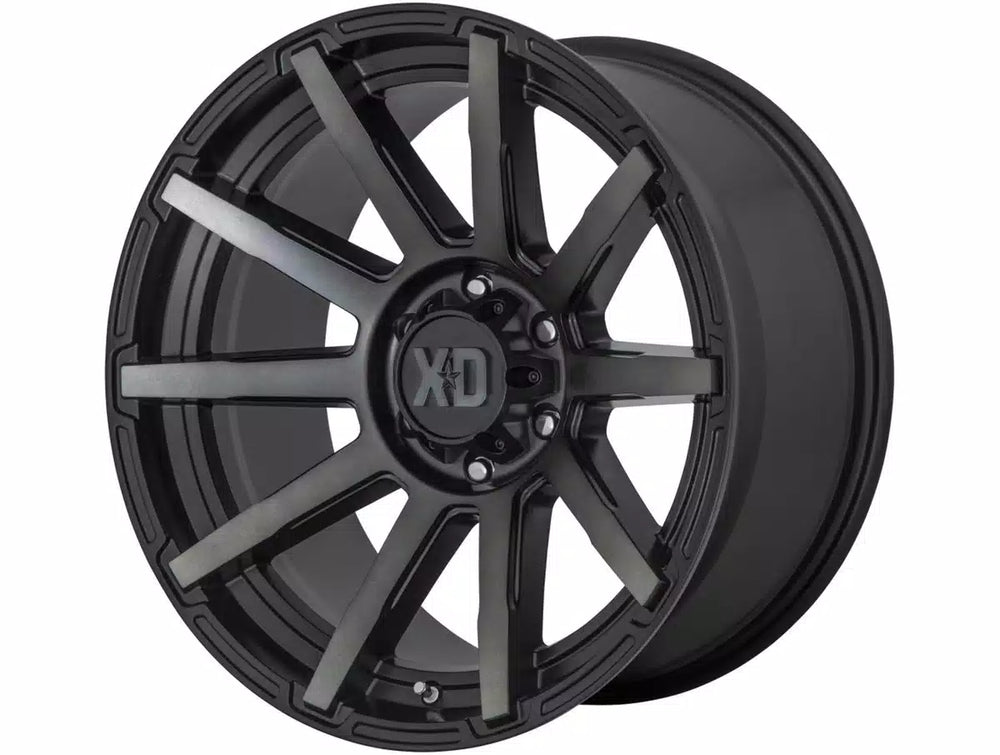KMC Wheels black auto part