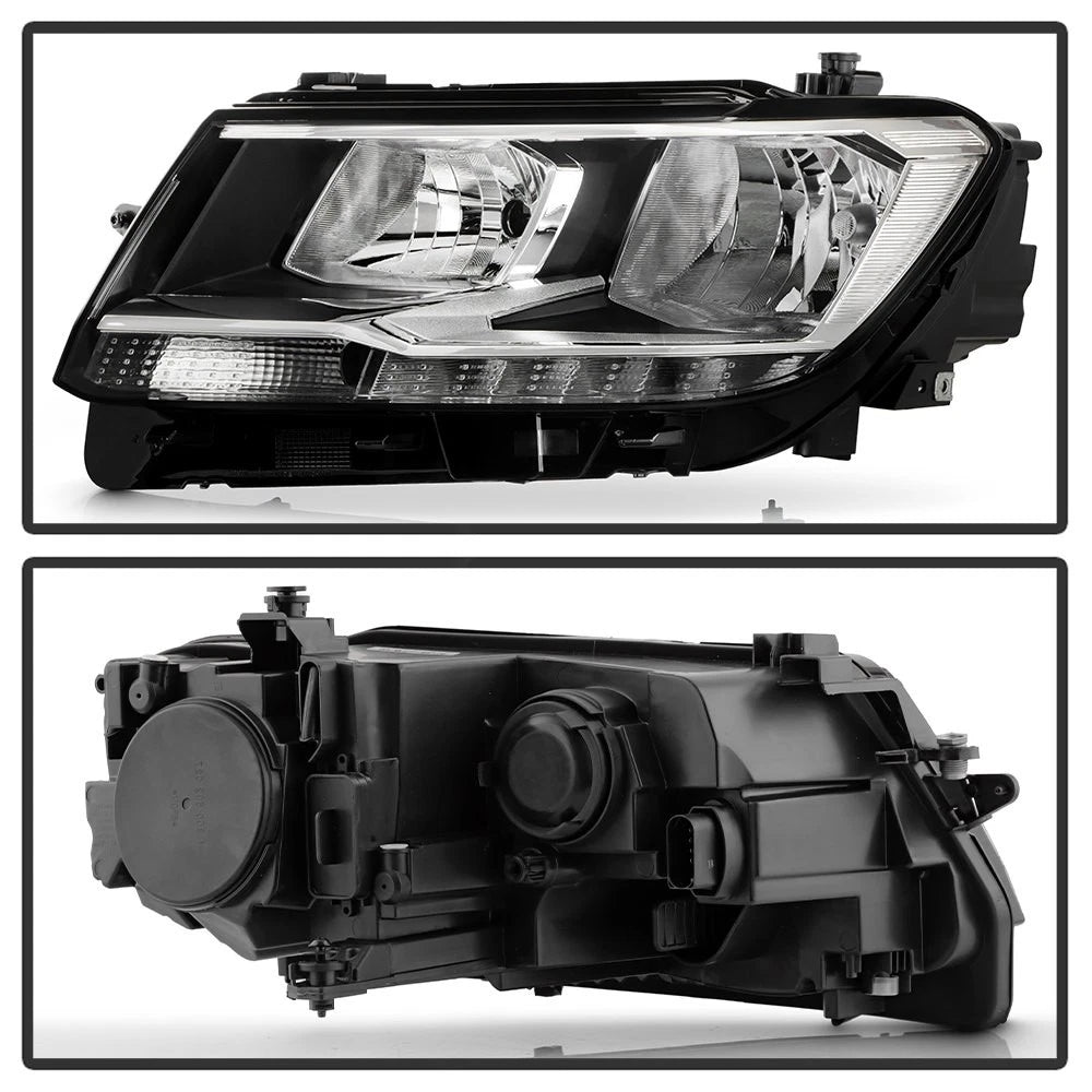 1821 TIGUAN HALOGEN W/LED DRL HEADLIGHT OE LEFT