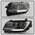 1821 TIGUAN HALOGEN W/LED DRL HEADLIGHT OE LEFT