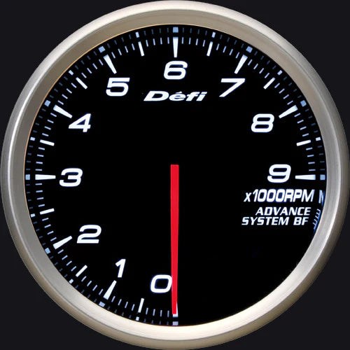 Defi DF ADVANCE BF 80 TACHO 9000RPM WHITE