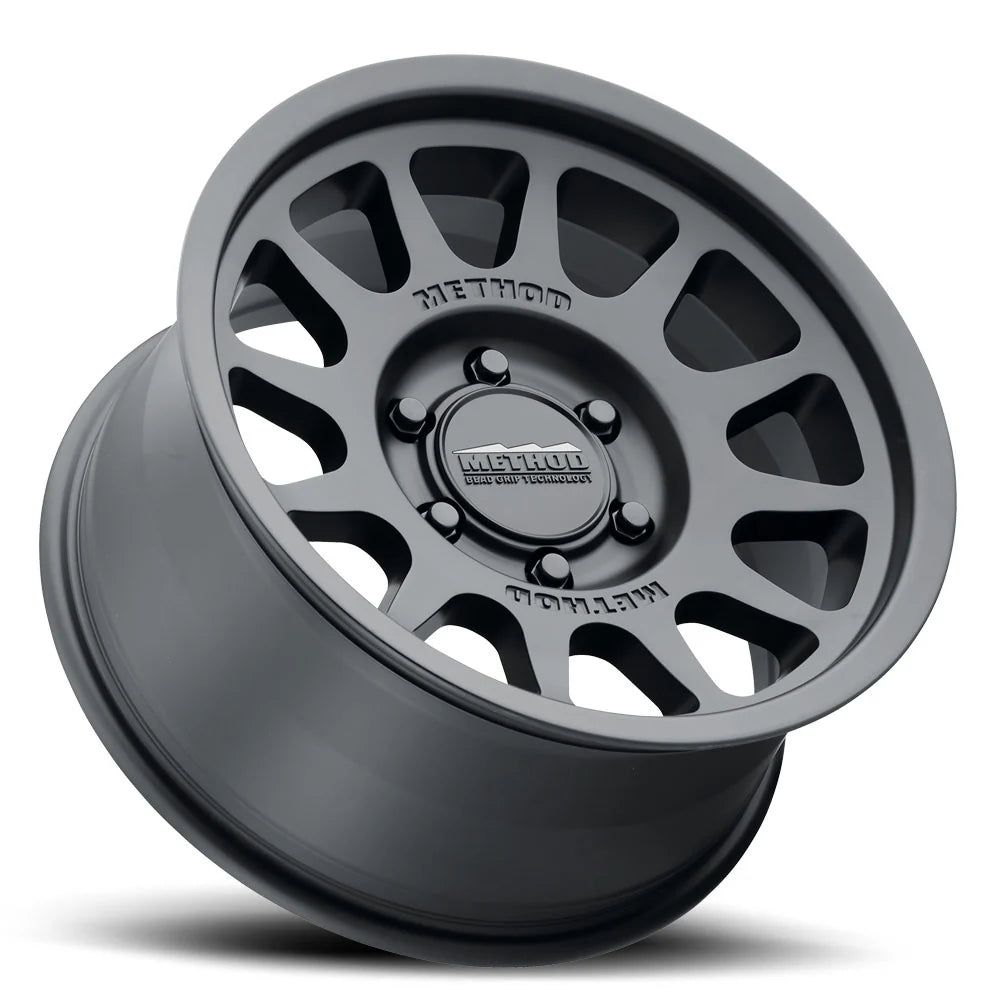 Method MR703 16x8 0mm Offset 6x5.5 106.25mm CB Matte Black Wheel