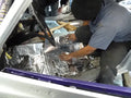 FLOOR PAN CUSTOM INSULATION KIT POLYMER BLACK BACKING SILVER
