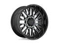 MO802 20X9 5X5.0 00MM GLOSS BLACK MACHINED W/ GRAY TINT