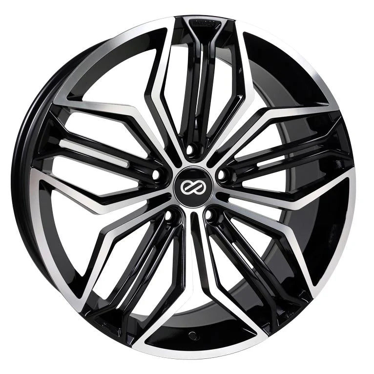 Enkei black auto part