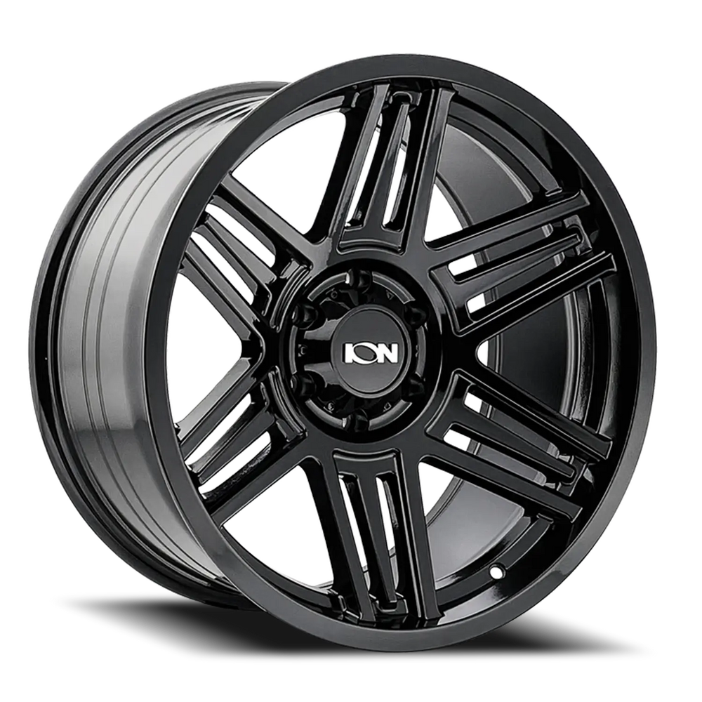 Cast Aluminum Wheels 147 GB 20x9 Gloss Black 6 On 135 Bolt Pattern 0 Offset ION Wheels