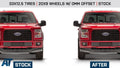 Arena auto part installed view