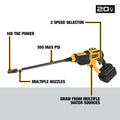 20V MAX 550PSI CORDLESS POWER CLEANER KIT
