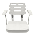 WISE 8WD562 OFFSHORE SERIES LADDERBACK HELM CHAIR WHITE
