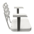 WISE 8WD562 OFFSHORE SERIES LADDERBACK HELM CHAIR WHITE