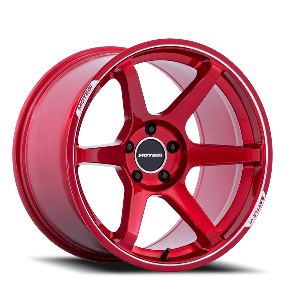 Wheel Pros Motegi BATTLE VI 18X9.5 5X4.5 72 35 CHY-RD-MCH MR160QD18951235