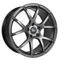 Enkei M52 18x8 45mm Offset 5x100 Bolt Pattern 72.6mm Bore Dia Hyper Black Wheel