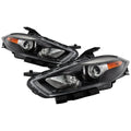 1316 DART HALOGEN ONLY (EX HID MODELS ) OE STYLE HEADLIGHTS BLACK