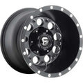 ~(27 lbs. 18X18X13)~ REVOLVER 15x10 5x114.30/5x120.65 MATTE BLACK MILLED (-43 mm)