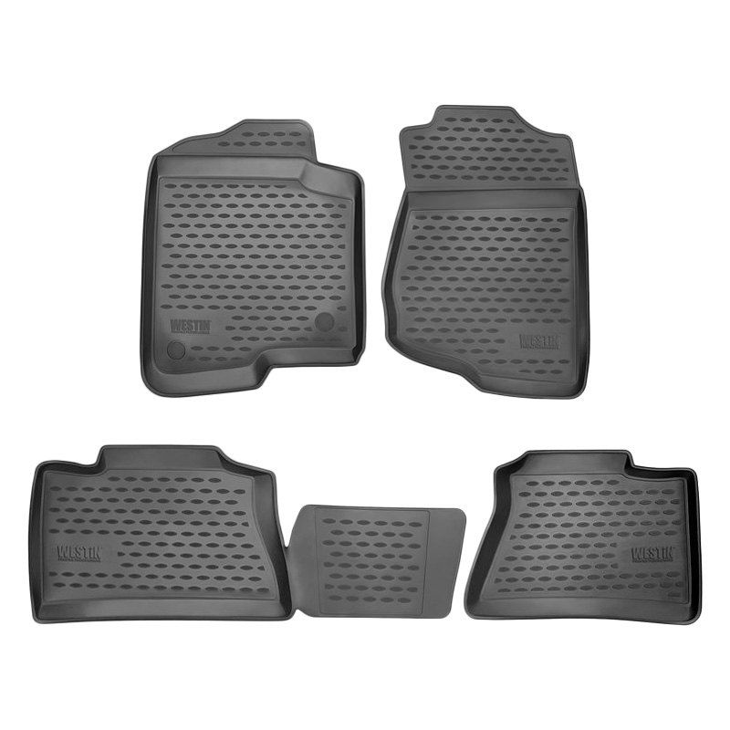 ~(24 lbs. 33X20X6)~ Profile Liners Front 2nd and 3rd Row Set Black Sienna 2011-2012