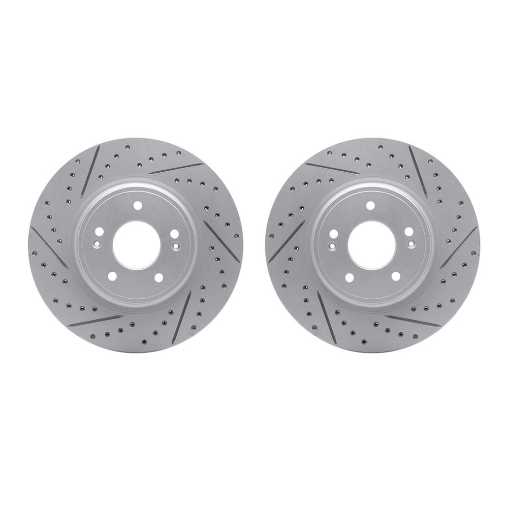 DFC 18-23 Genesis G70 Front Drilled & Slotted Geoperformance Rotors