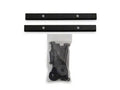 Slimline 2 Inch Drop Step Side Bars for 2007-2018 Jeep Wrangler JK Unlimited 4-Door, Textured Black Rampage