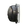 8900 EVO2 1224V ECE LED LEFT HAND TRAFFIC HIGH/LOW BEAM HEADLIGHT W/BLACK INNER BEZEL SINGLE LIGHT