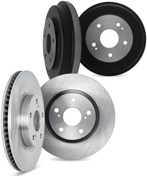DFC 90-92 Jeep Cherokee Front & Rear Rotors includes Drums