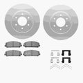 DFC 07-24 Infiniti QX56 Front Geospec Rotors with 5000 Advanced Brake Pads w/Hardware