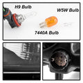 1316 DART HALOGEN ONLY (EX HID MODELS ) OE STYLE HEADLIGHTS BLACK