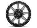 MO970 20x10 6x135.00/6x139.70 GLOSS GREY CENTER W/ GLOSS BLACK LIP (24 mm)
