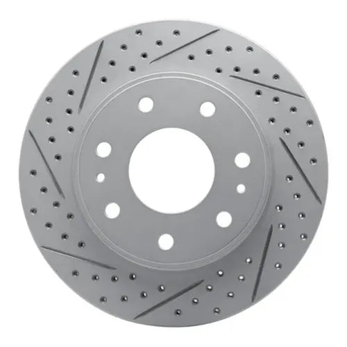 R1 04-08 Ford F-150 Rwd Front Right Drilled & Slotted Geoperformance Rotor