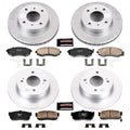Power Stop 91-96 Infiniti G20 Front & Rear Z17 Evolution Geomet Coated Brake Kit