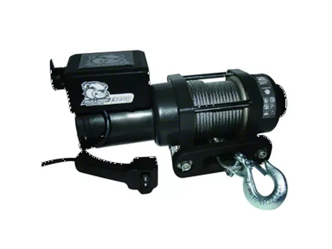 3400lb Trailer/Utility Winch 45 ft Wire Rope Hawse Fairlead Mnt Plate