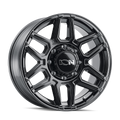 Cast Aluminum Wheels 146 GB 20x10 Gloss Black 5 On 127 Bolt Pattern -19 Offset ION Wheels