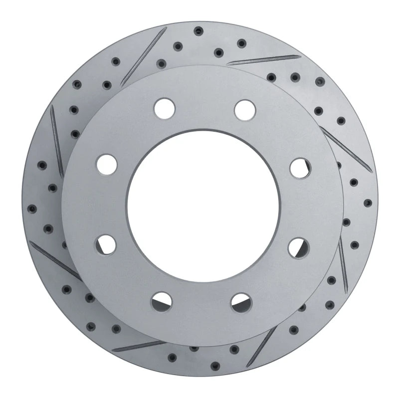 R1 11-19 Chevrolet Silverado 3500 Hd Rear Left Drilled & Slotted Geoperformance Rotor