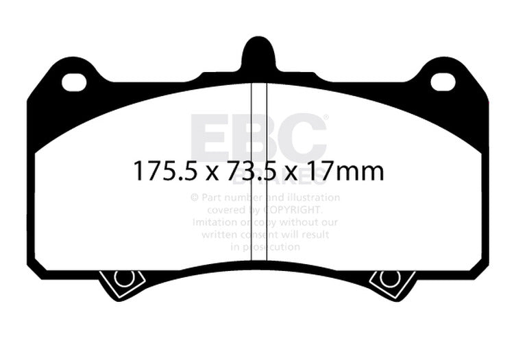 EBC Racing AP Racing CP8520/8521/8522 Caliper RP-1 Race Brake Pads