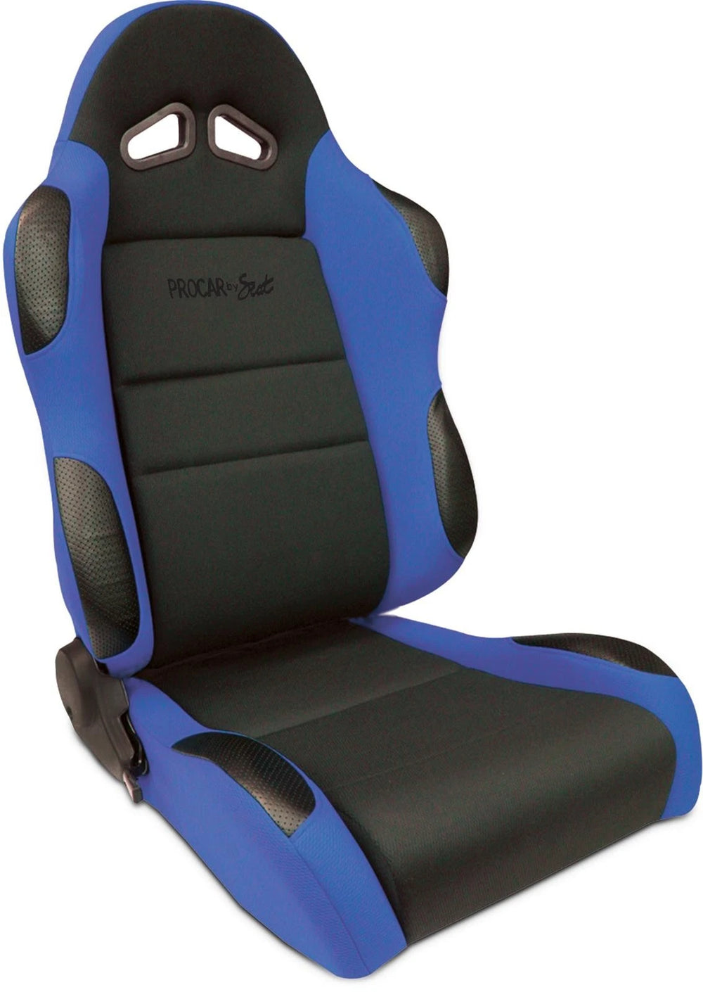 SPORTSMAN BLACK VELOUR INSIDE BLUE VELOUR WINGS & SIDE BOLSTERS