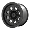KMC Wheels black auto part