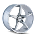 ~(30 lbs. 22X22X10)~ TR70 (3270) SILVER/MILLED SPOKES 20X8.5 5-112 30MM 66.56MM