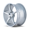 ~(30 lbs. 22X22X10)~ TR70 (3270) SILVER/MILLED SPOKES 20X8.5 5-112 30MM 66.56MM