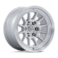 FUEL WHEELS SPUR 17X8.5 6X4.5 66 25 G-SLV-MCH-FC FLOW FORMED ALUMINUM GLOSS SILVER W MACHINED FACE FC902SD17856425