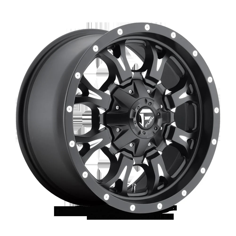 FUEL WHEELS KRANK 17X9 8X170 NB 5.00 125.2 01MM CAST ALUMINUM MATTE BLACK MILLED D51717901750