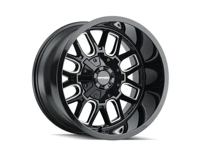 MAYHEM COGENT 8107 GLOSS BLACK MILLED SPOKES 20X9 5-127 5-139.7 18MM 87.1MM