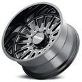 Mayhem Offroad Wheels Utopia 8114 20x9 Milled Black 18 Off Set 8 Lug 5.71 BSM 125.2 Bore 165.1 Bolt Circle Cast Aluminum