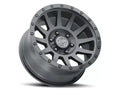 ICON Compression 18x9 6x5.5 0mm Offset 5in BS 106.1mm Bore Double Black Wheel