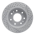 DFC 04-08 Ford F-150 Rwd Front Left Drilled & Slotted Geoperformance Rotor